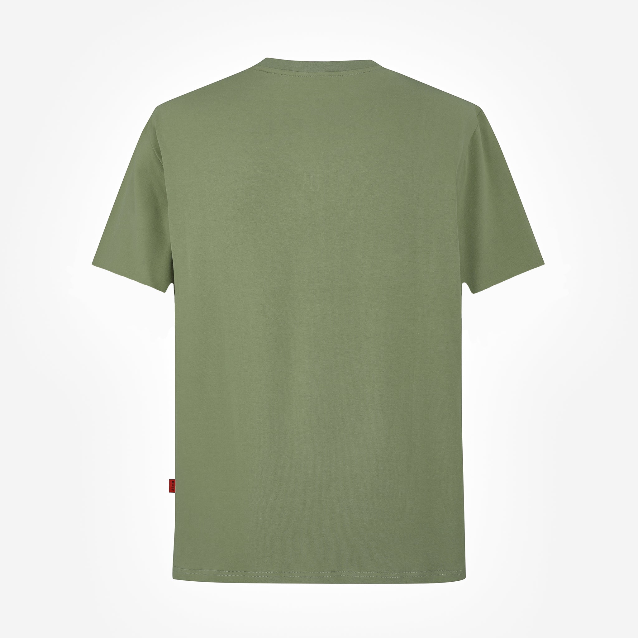 Camiseta 268080 Basica Verde Para Hombre