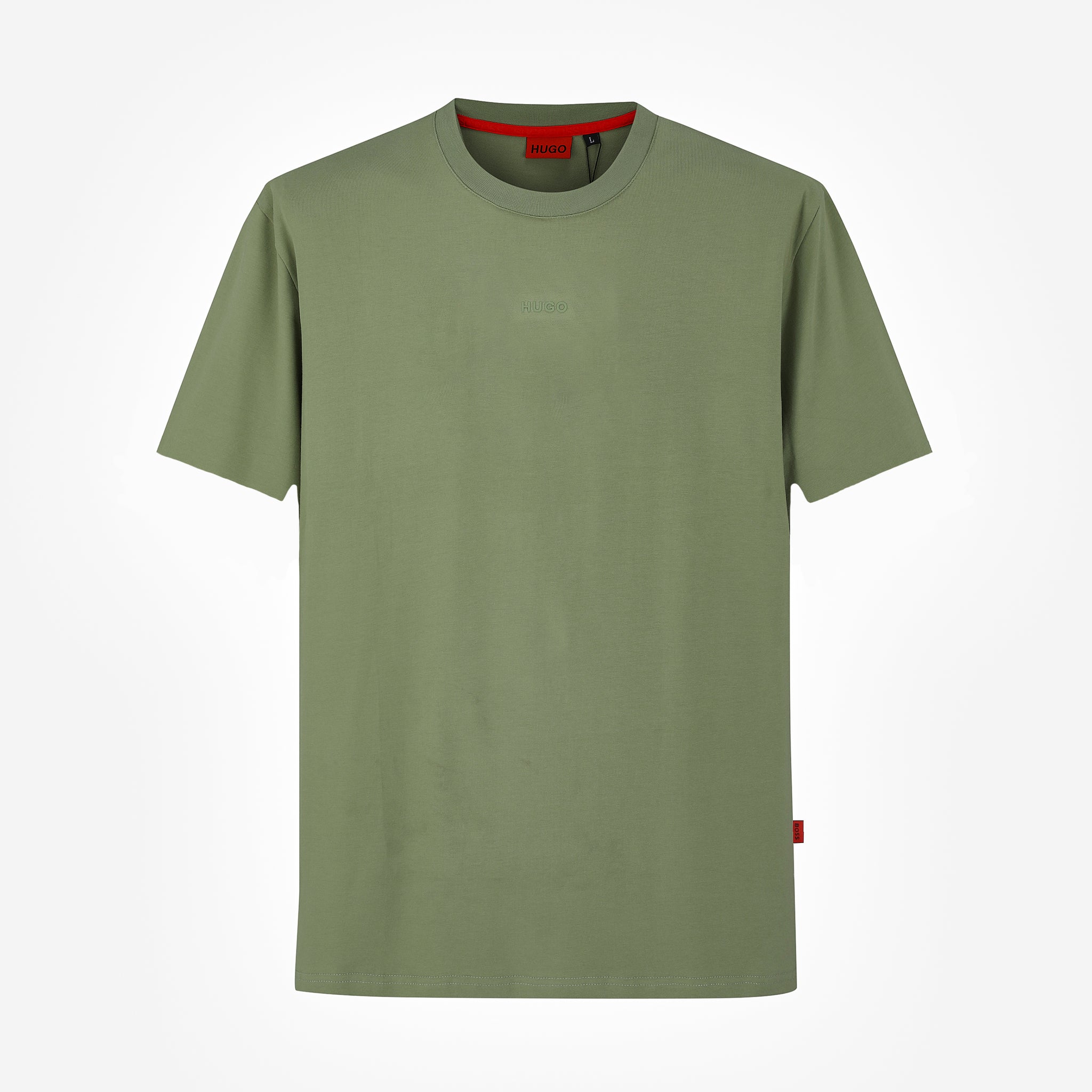 Camiseta 268080 Basica Verde Para Hombre