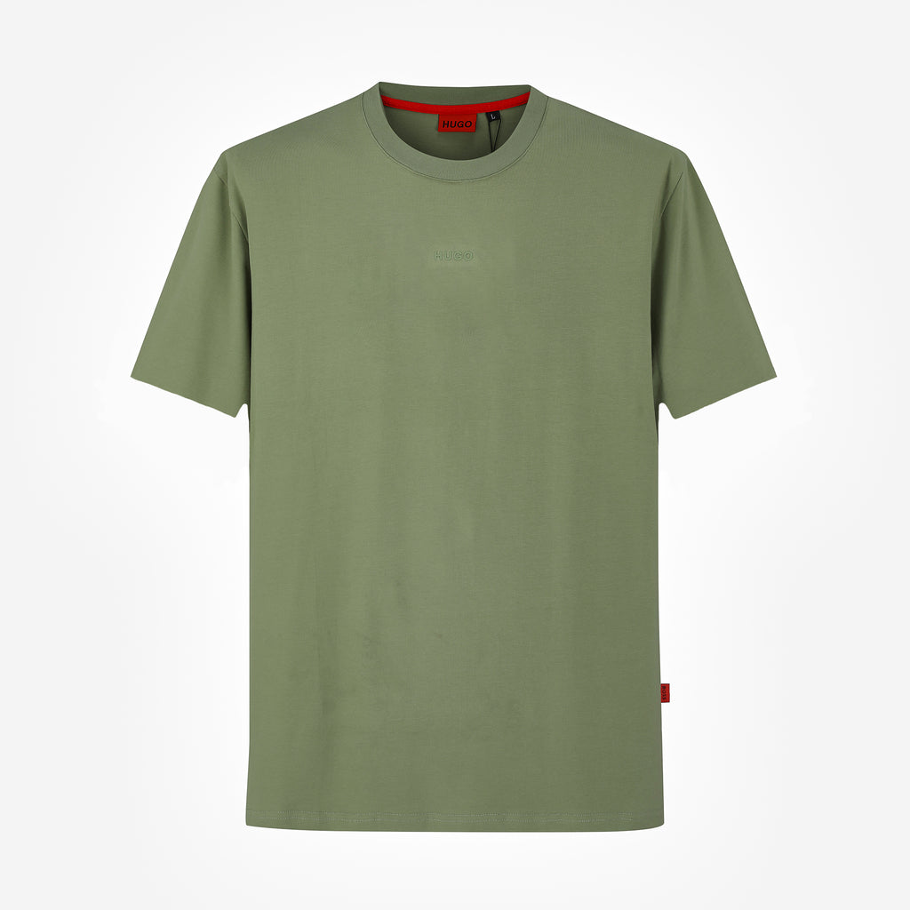 Camiseta 268080 Basica Verde Para Hombre