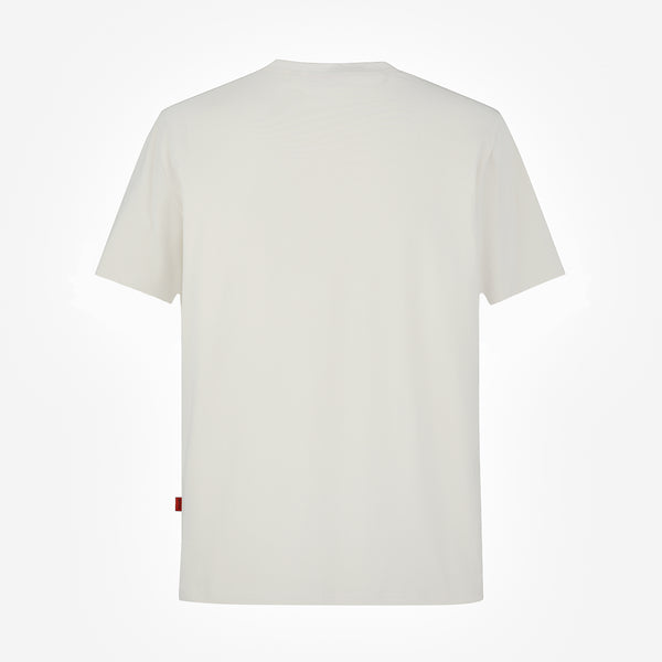 Camiseta 268080 Basica Crema Para Hombre