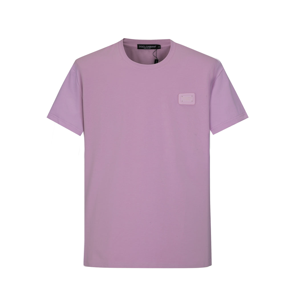 Camiseta 86033 Basica Morada Claro  Para Hombre