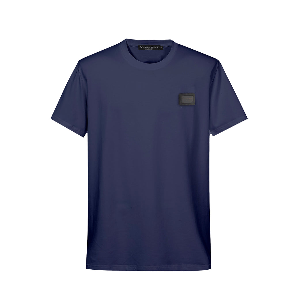 Camiseta 86033 Basica Azul Oscuro Para Hombre