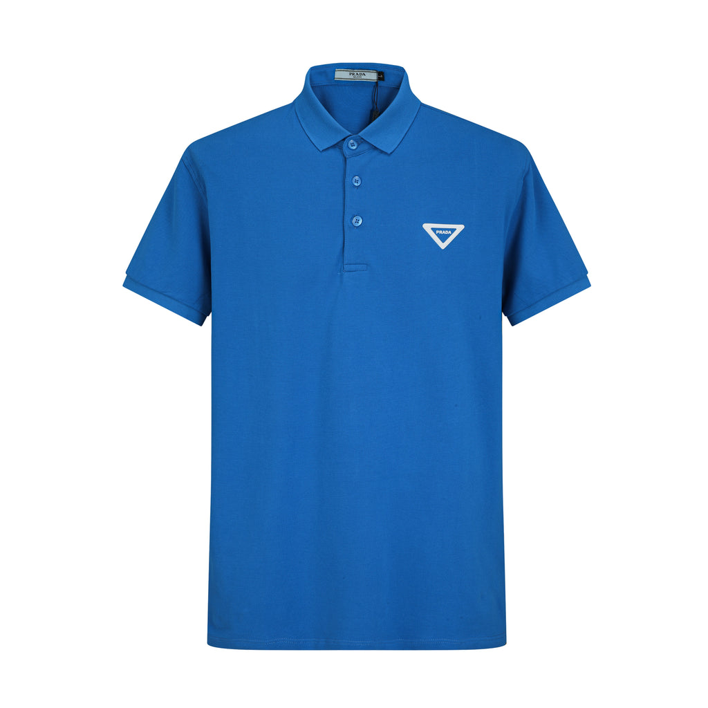 Camiseta 38138 Tipo Polo Azul Para Hombre