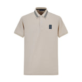 Camiseta 13604# Tipo Polo Kakhi Para Hombre