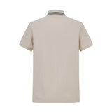 Camiseta 13604# Tipo Polo Kakhi Para Hombre