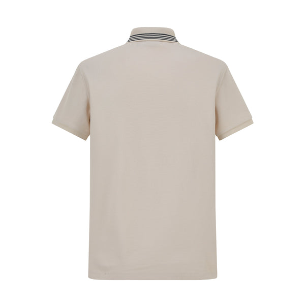 Camiseta 13604# Tipo Polo Kakhi Para Hombre