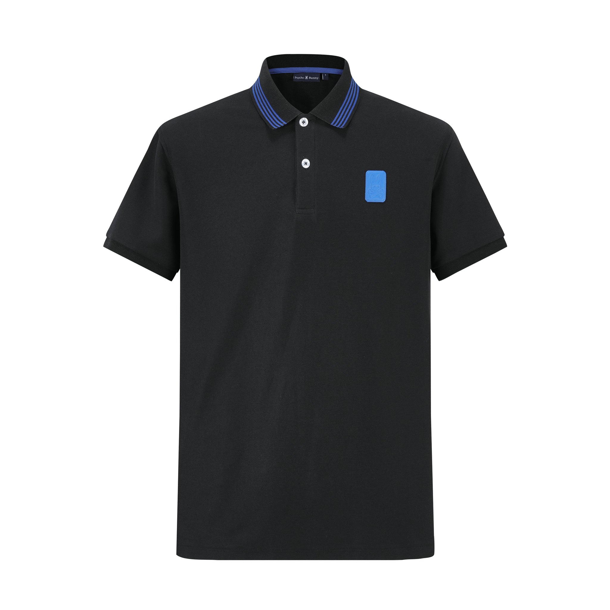 Camiseta 13604# Tipo Polo Negra Para Hombre
