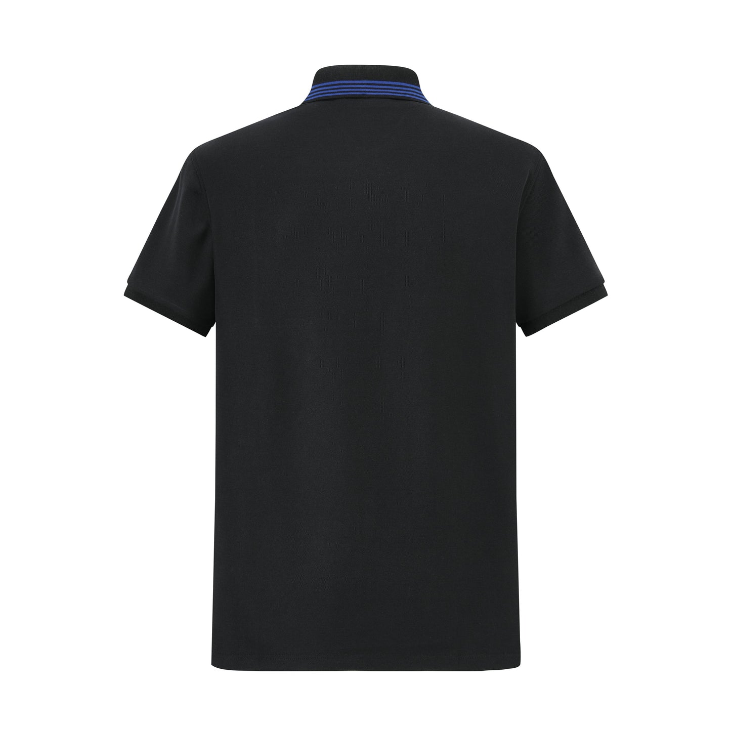 Camiseta 13604# Tipo Polo Negra Para Hombre