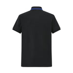 Camiseta 13604# Tipo Polo Negra Para Hombre