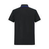 Camiseta 13604# Tipo Polo Negra Para Hombre