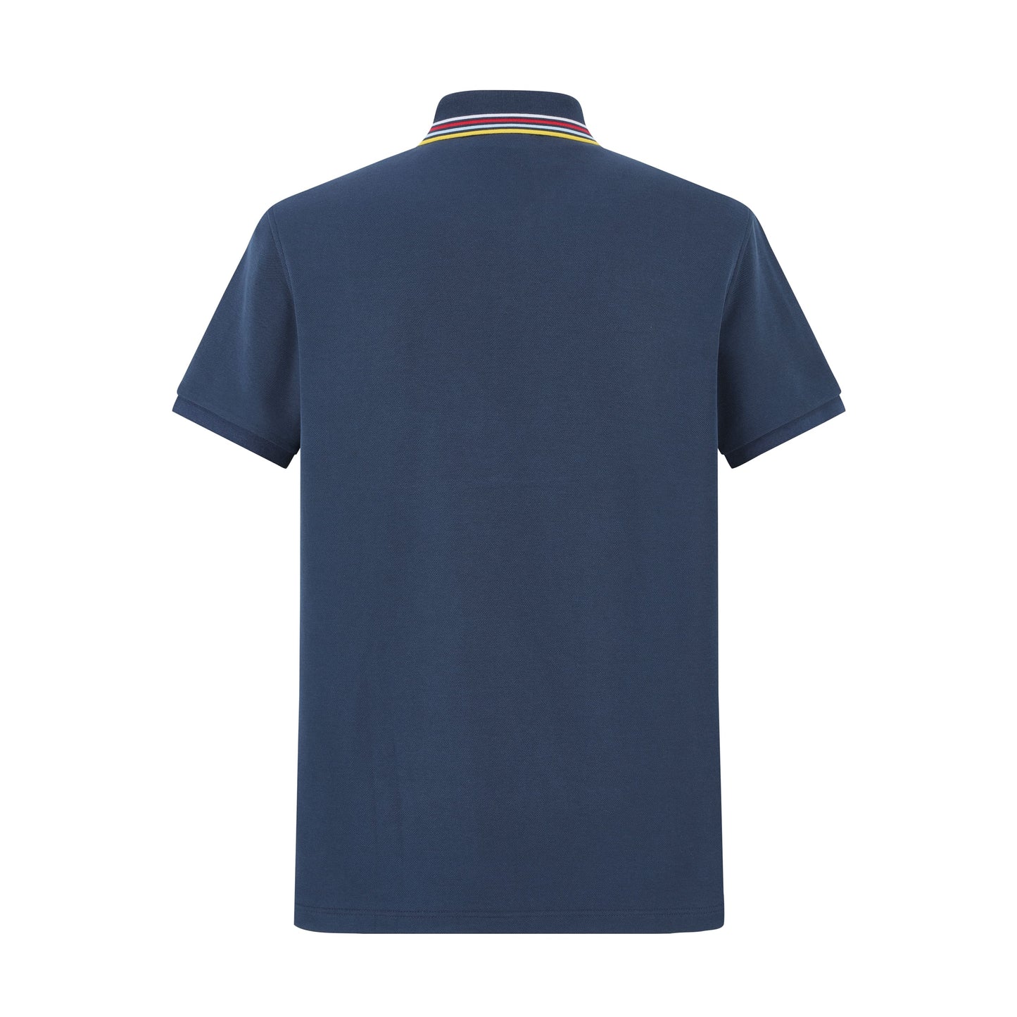 Camiseta 22348# Tipo Polo Azul Oscuro Para Hombre