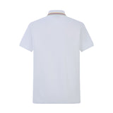 Camiseta 22348# Tipo Polo Blanca Para Hombre