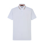 Camiseta 22348# Tipo Polo Blanca Para Hombre