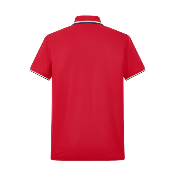 Camiseta 13605# Tipo Polo Roja Para Hombre
