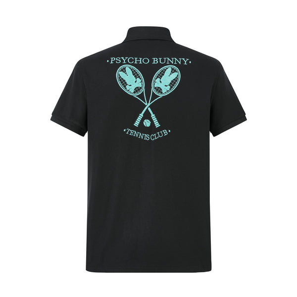 Camiseta 22337# Tipo Polo Negra Para Hombre