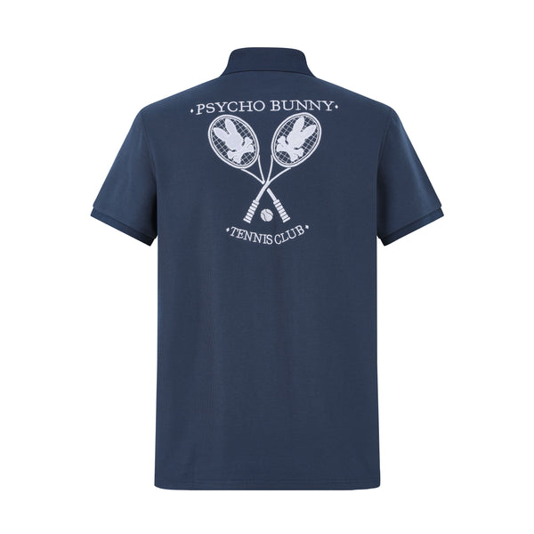 Camiseta 22337# Tipo Polo Azul Oscuro Para Hombre