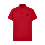 Camiseta 22337# Tipo Polo Roja Para Hombre