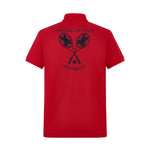 Camiseta 22337# Tipo Polo Roja Para Hombre