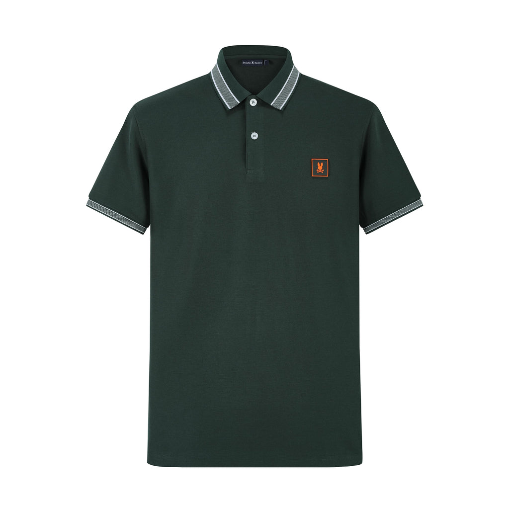 Camiseta BU106# Tipo Polo Verde Para Hombre