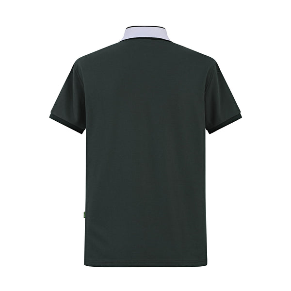 Camiseta BO213# Tipo Polo Verde Para Hombre
