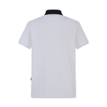 Camiseta BO213# Tipo Polo Blanca Para Hombre