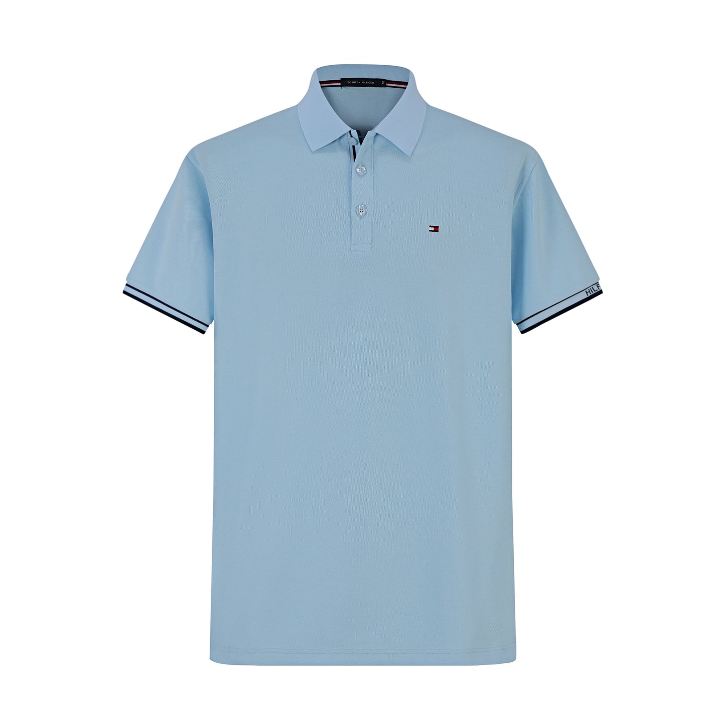 Camiseta T362-8# Tipo Polo Azul Para Hombre