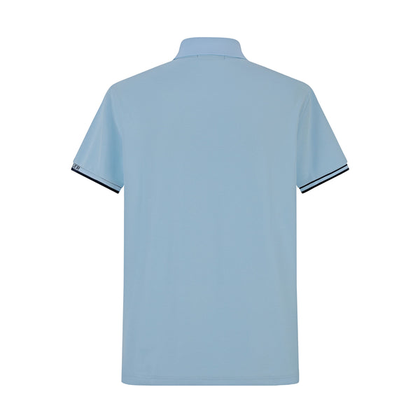 Camiseta T362-8# Tipo Polo Azul Para Hombre
