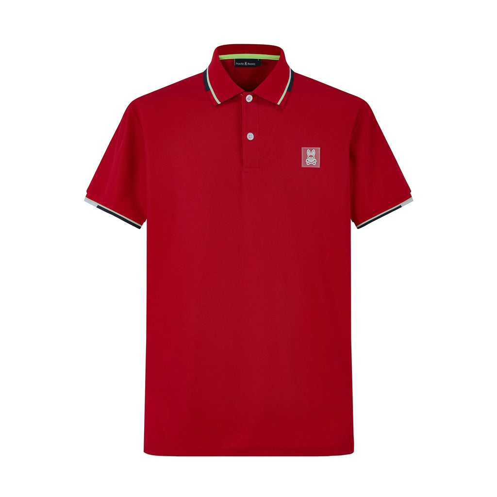Camiseta 8287-8# Tipo Polo Roja Para Hombre