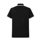 Camiseta 8287-8# Tipo Polo Negra Para Hombre