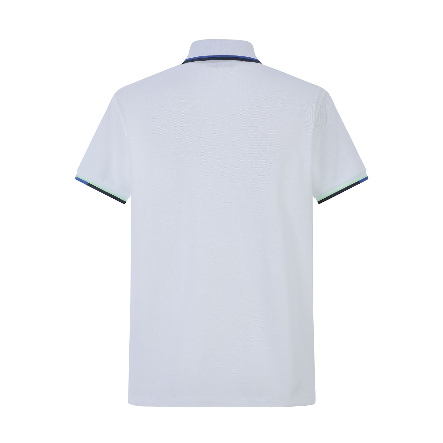 Camiseta 8287-8# Tipo Polo Blanca Para Hombre