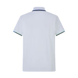 Camiseta 8287-8# Tipo Polo Blanca Para Hombre