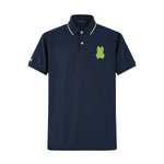 Camiseta 8284-8# Tipo Polo Azul Oscuro Para Hombre