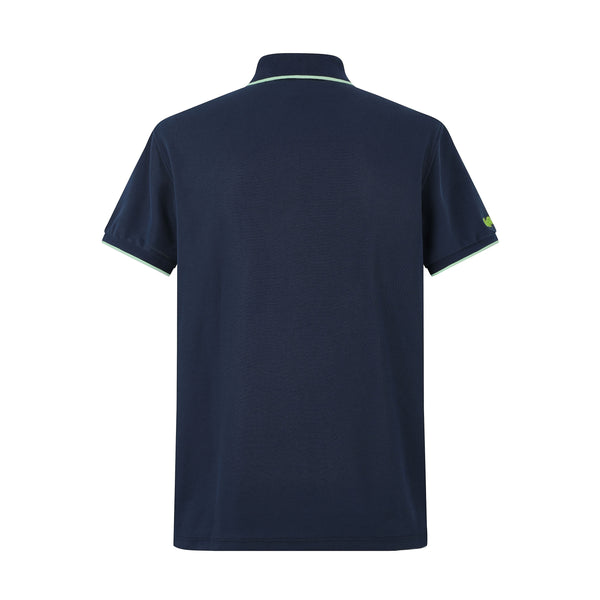 Camiseta 8284-8# Tipo Polo Azul Oscuro Para Hombre