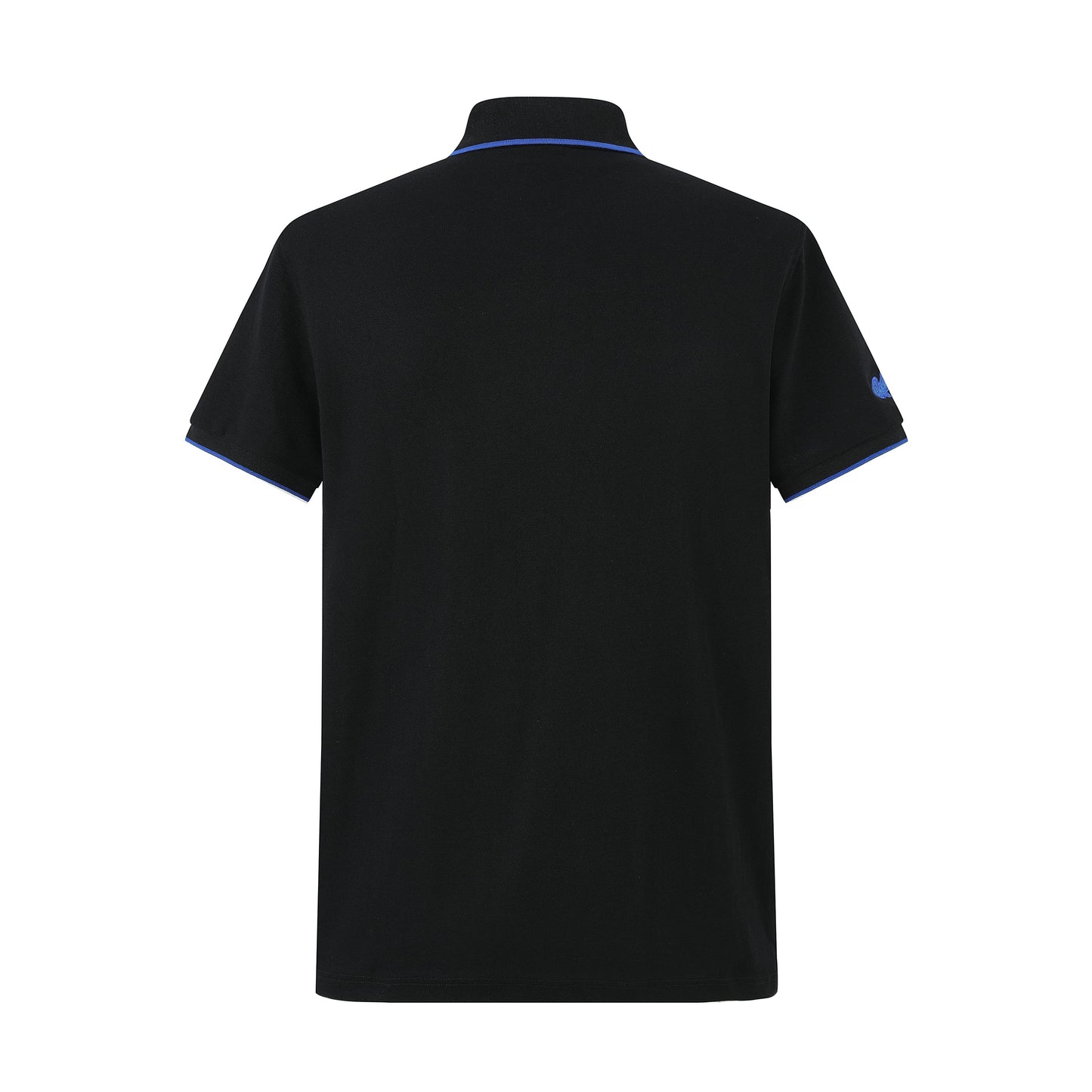 Camiseta 8284-8# Tipo Polo Negra Para Hombre