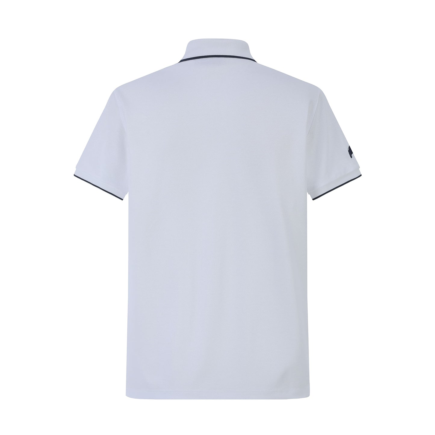 Camiseta 8284-8# Tipo Polo Blanca Para Hombre