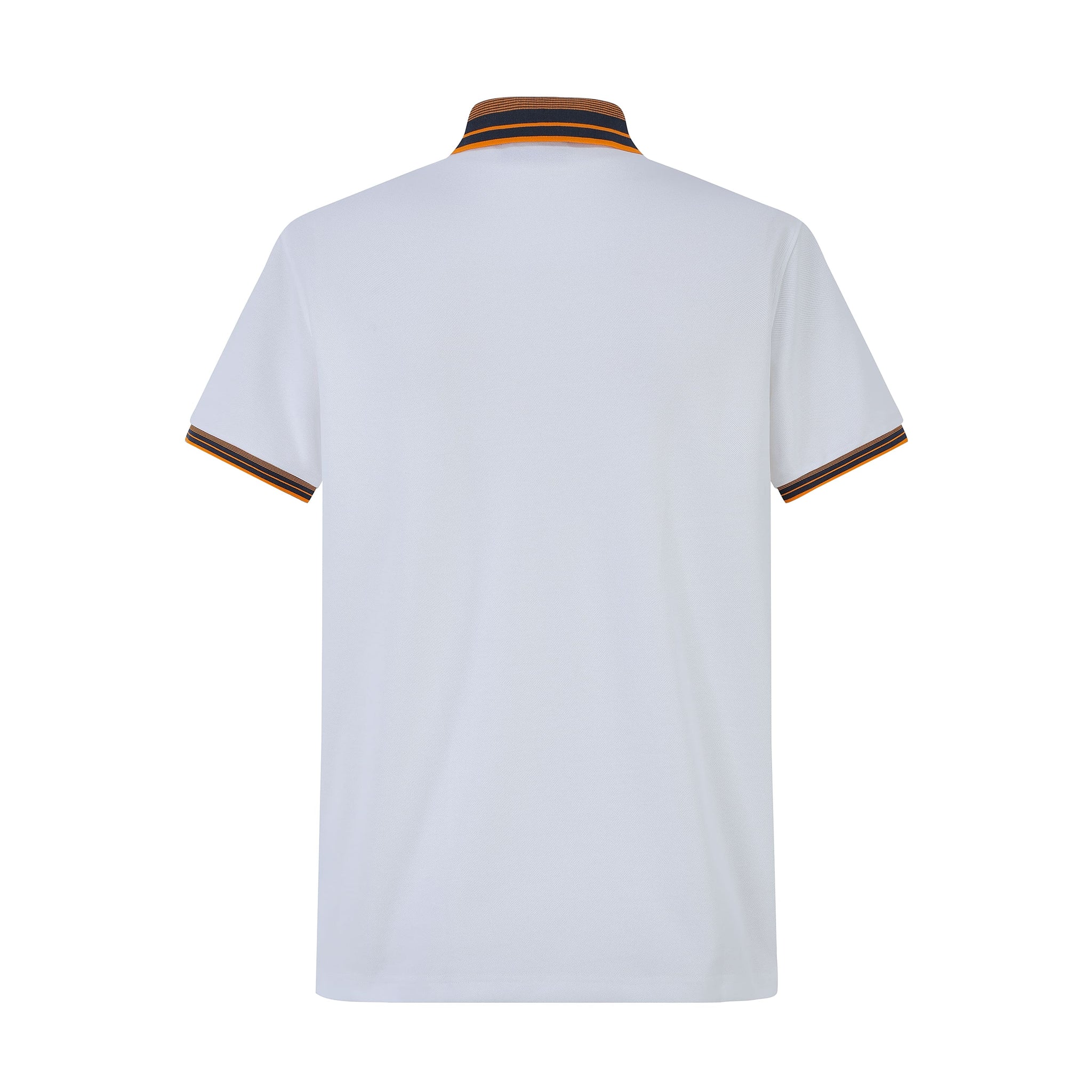 Camiseta 8286-8# Tipo Polo Blanca Para Hombre