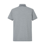 Camiseta 8286-8# Tipo Polo Gris Para Hombre
