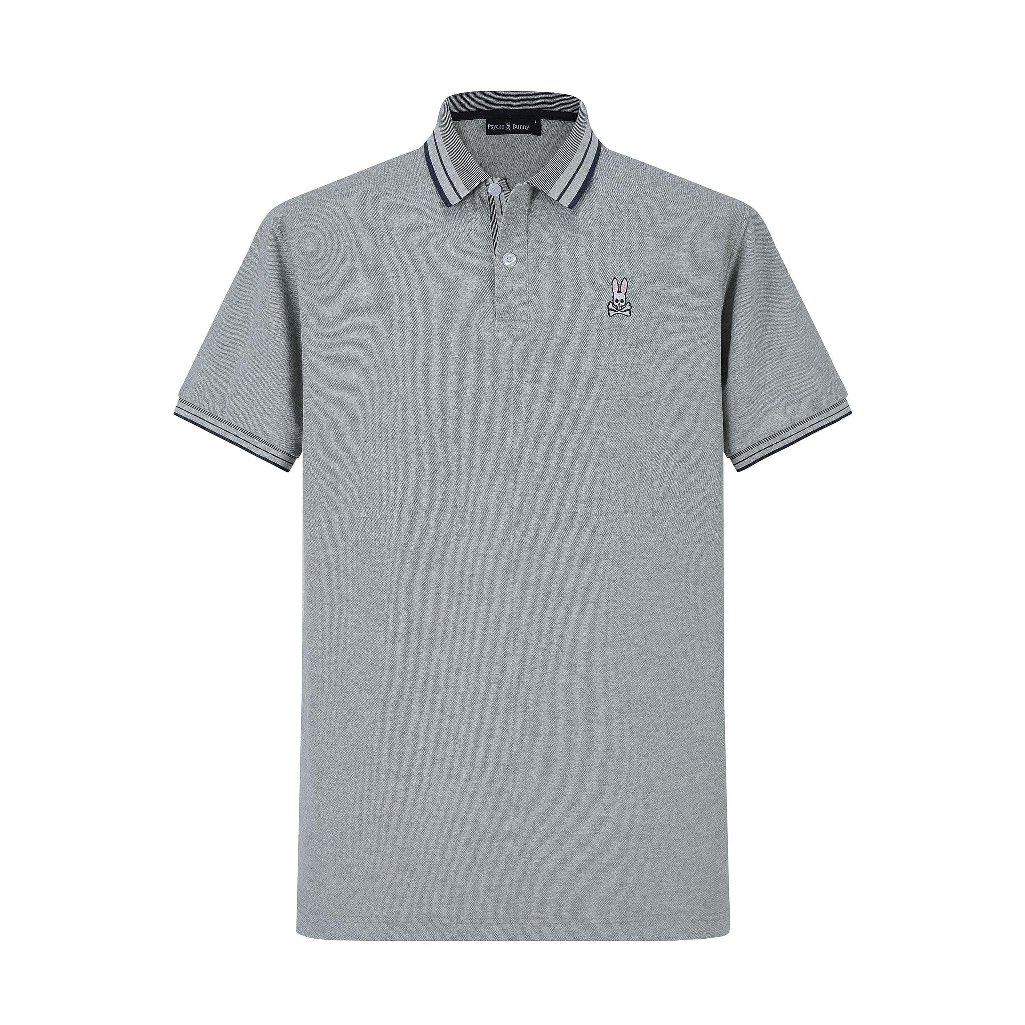 Camiseta 8286-8# Tipo Polo Gris Para Hombre