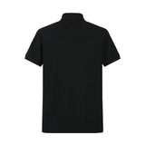 Camiseta T369-8# Tipo Polo Negra Para Hombre