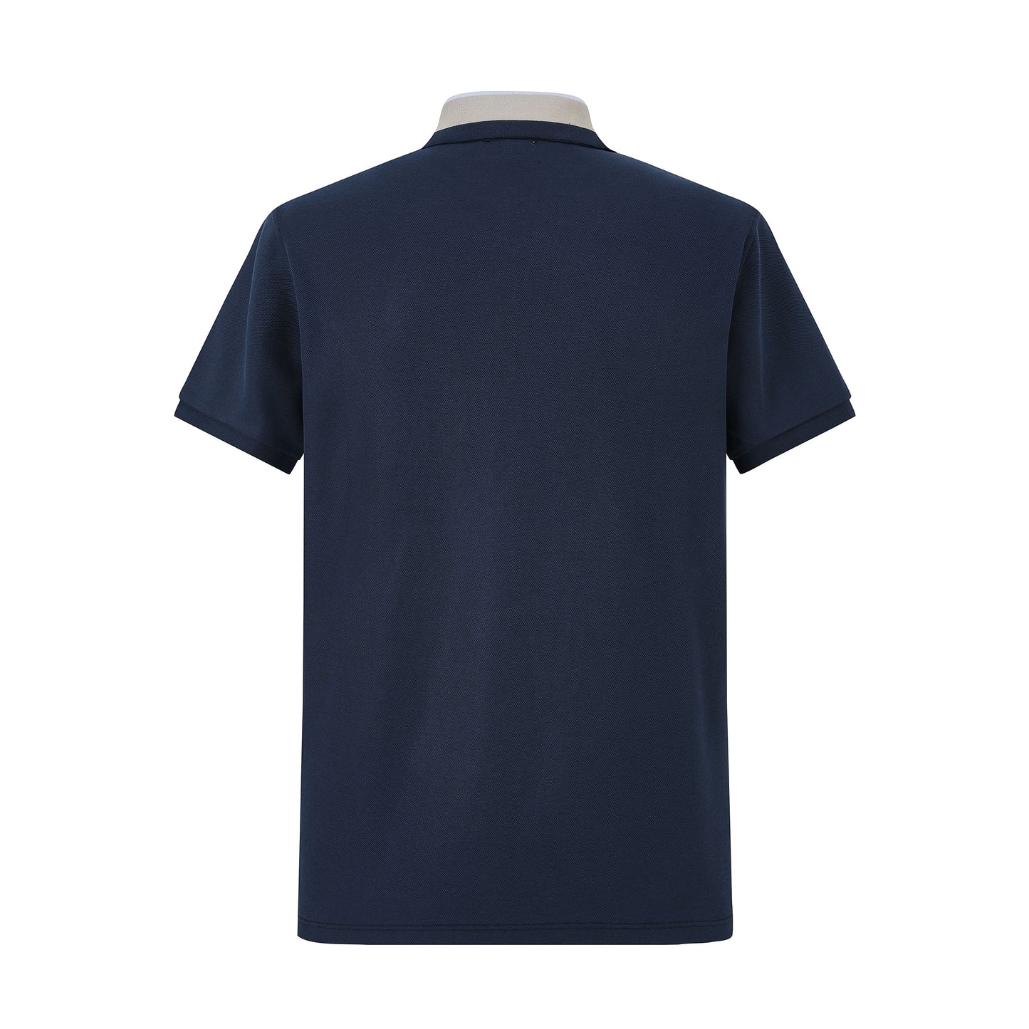Camiseta 13616# Tipo Polo Azul Oscuro Para Hombre
