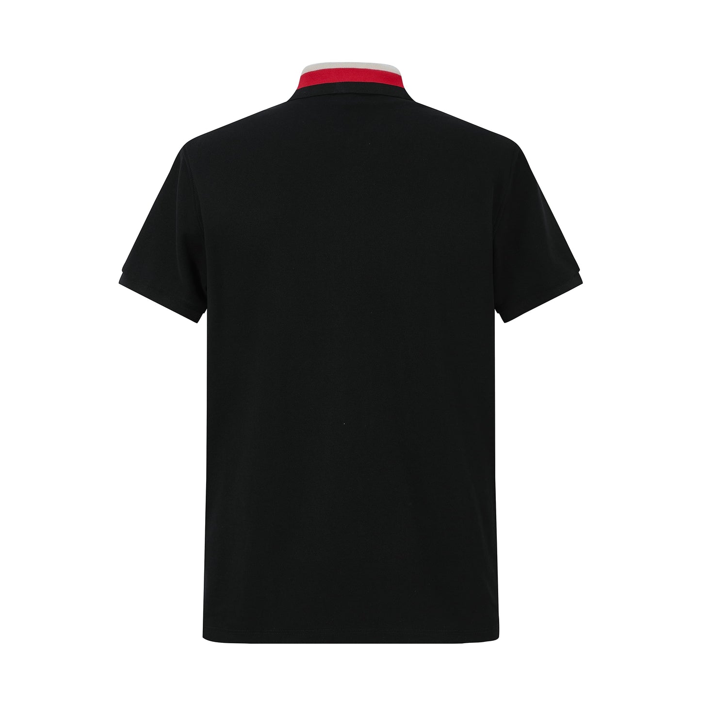 Camiseta 13616# Tipo Polo Negra Para Hombre