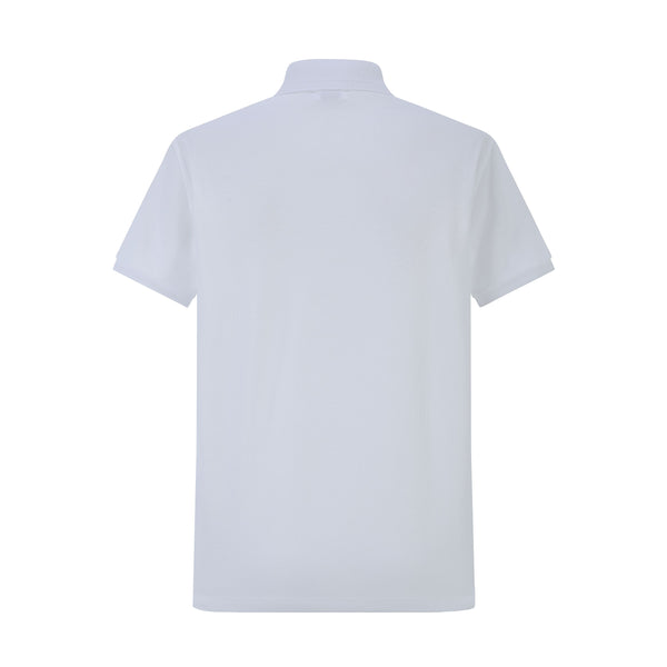 Camiseta 12333-8# Tipo Polo Blanca Para hombre