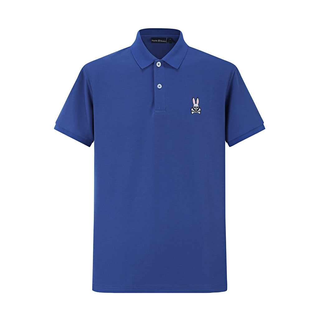 Camiseta 22349# Tipo Polo Azul Para hombre