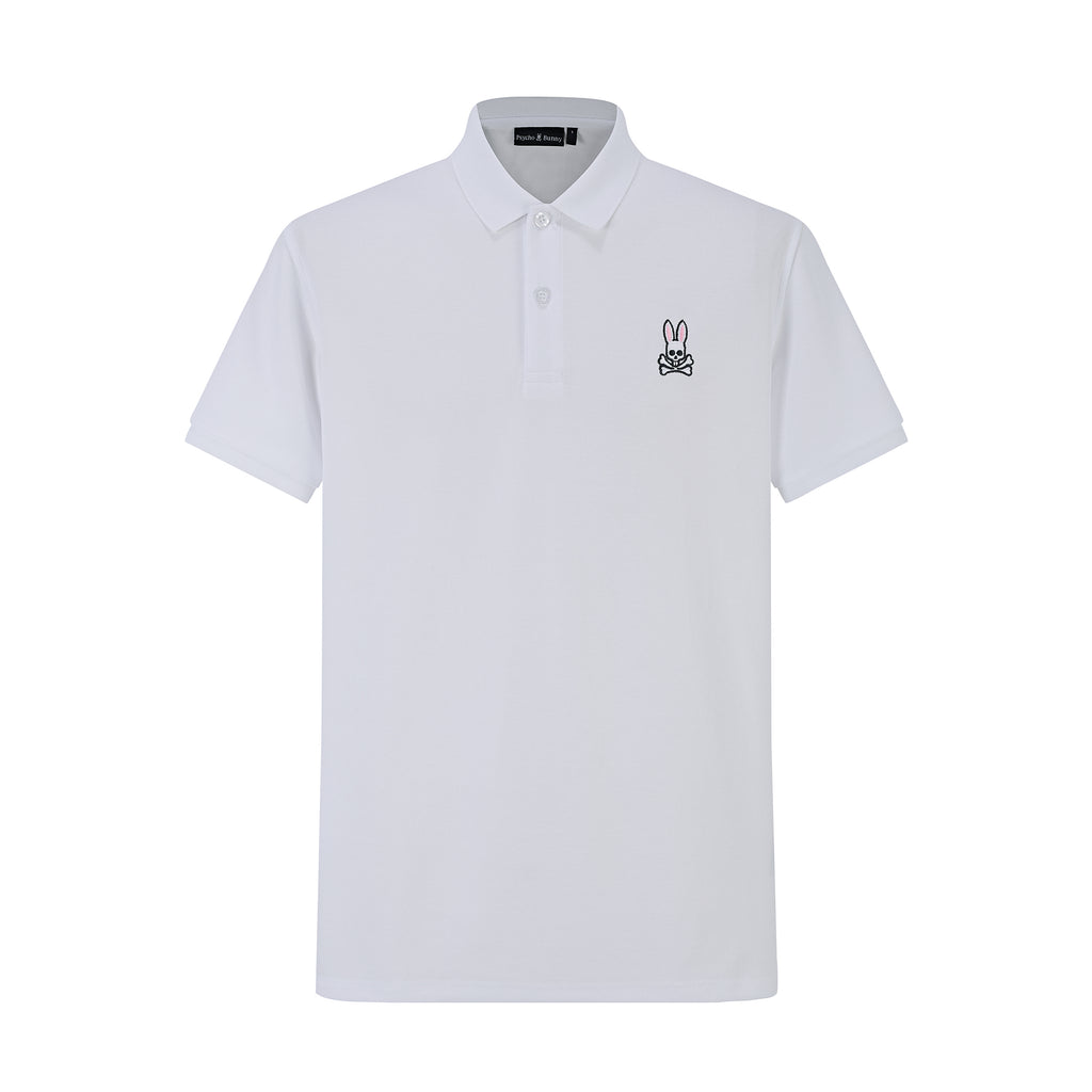 Camiseta 22349# Tipo Polo Blanca Para hombre