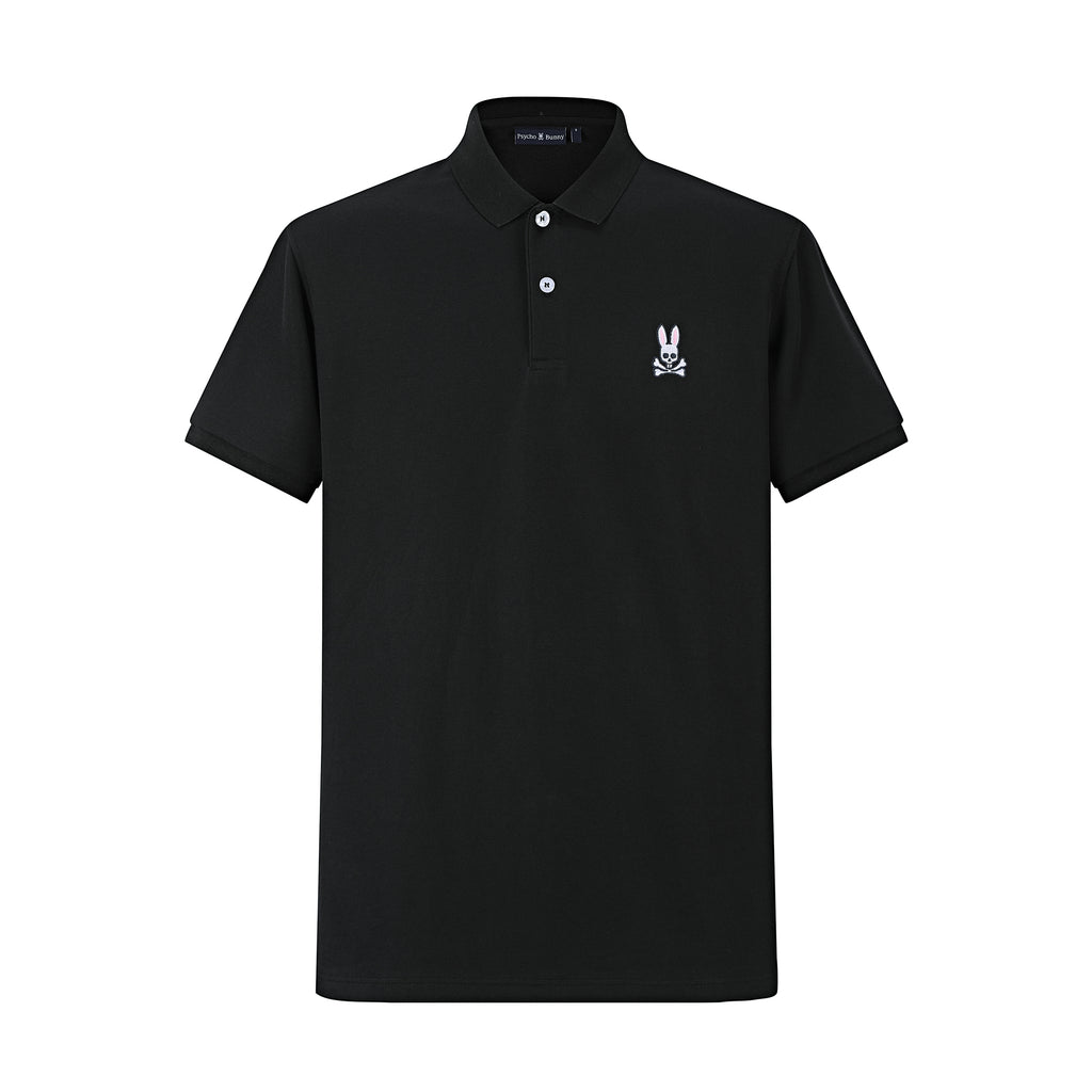 Camiseta 22349# Tipo Polo Negra Para hombre