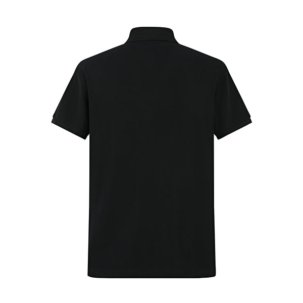Camiseta 22349# Tipo Polo Negra Para hombre