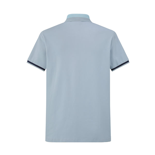Camiseta 58040 Tipo Polo Azul Para Hombre