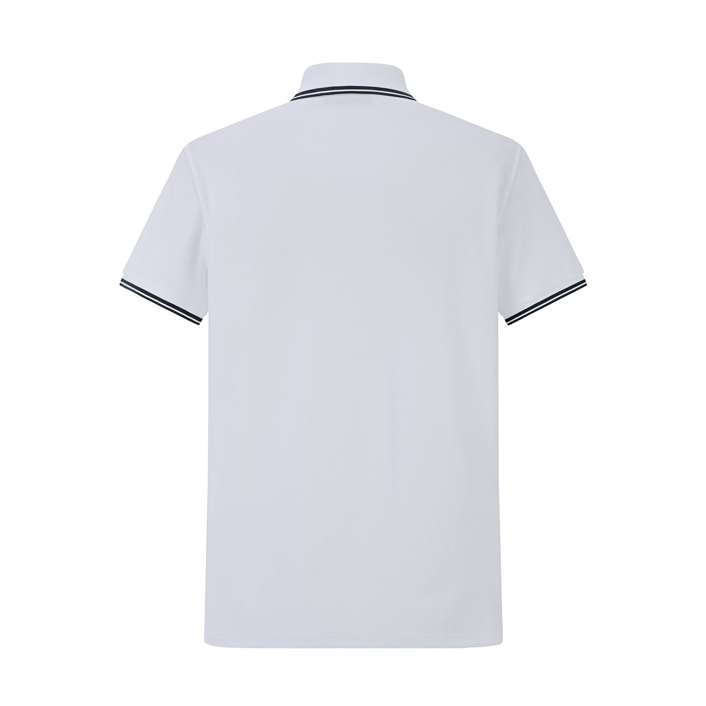Camiseta 22339# Tipo Polo Blanca Para Hombre