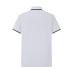 Camiseta 22339# Tipo Polo Blanca Para Hombre
