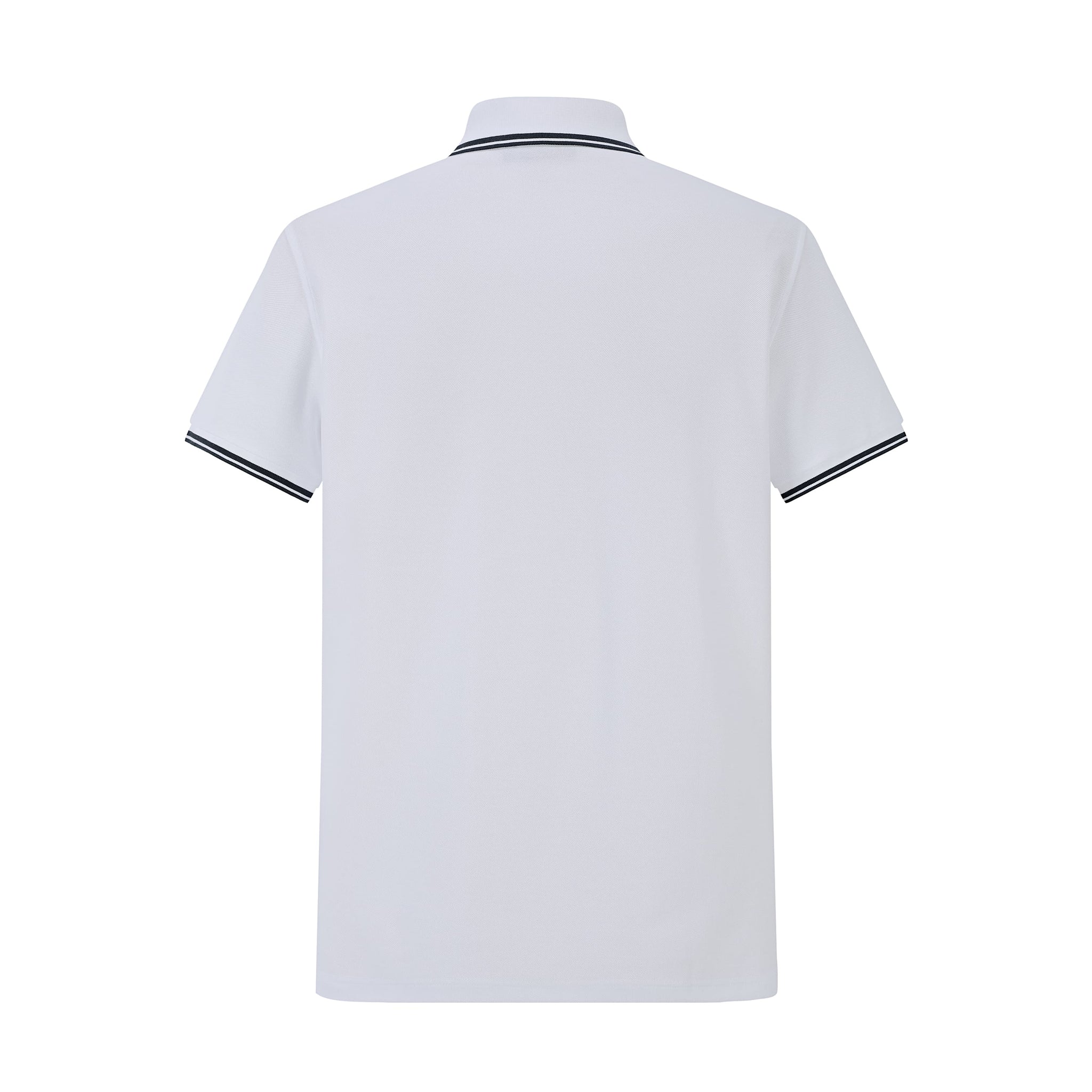 Camiseta 22339# Tipo Polo Blanca Para Hombre